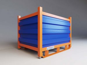 Contenedor Metalico Paredes Fijas